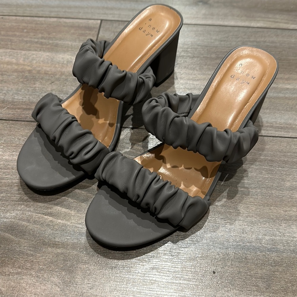 A New Day charcoal grey heels